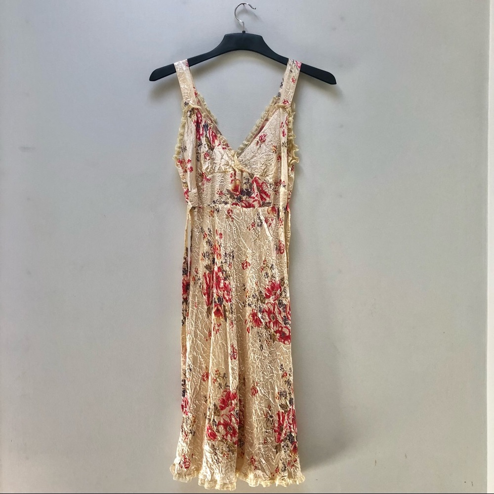Silk Floral Dress